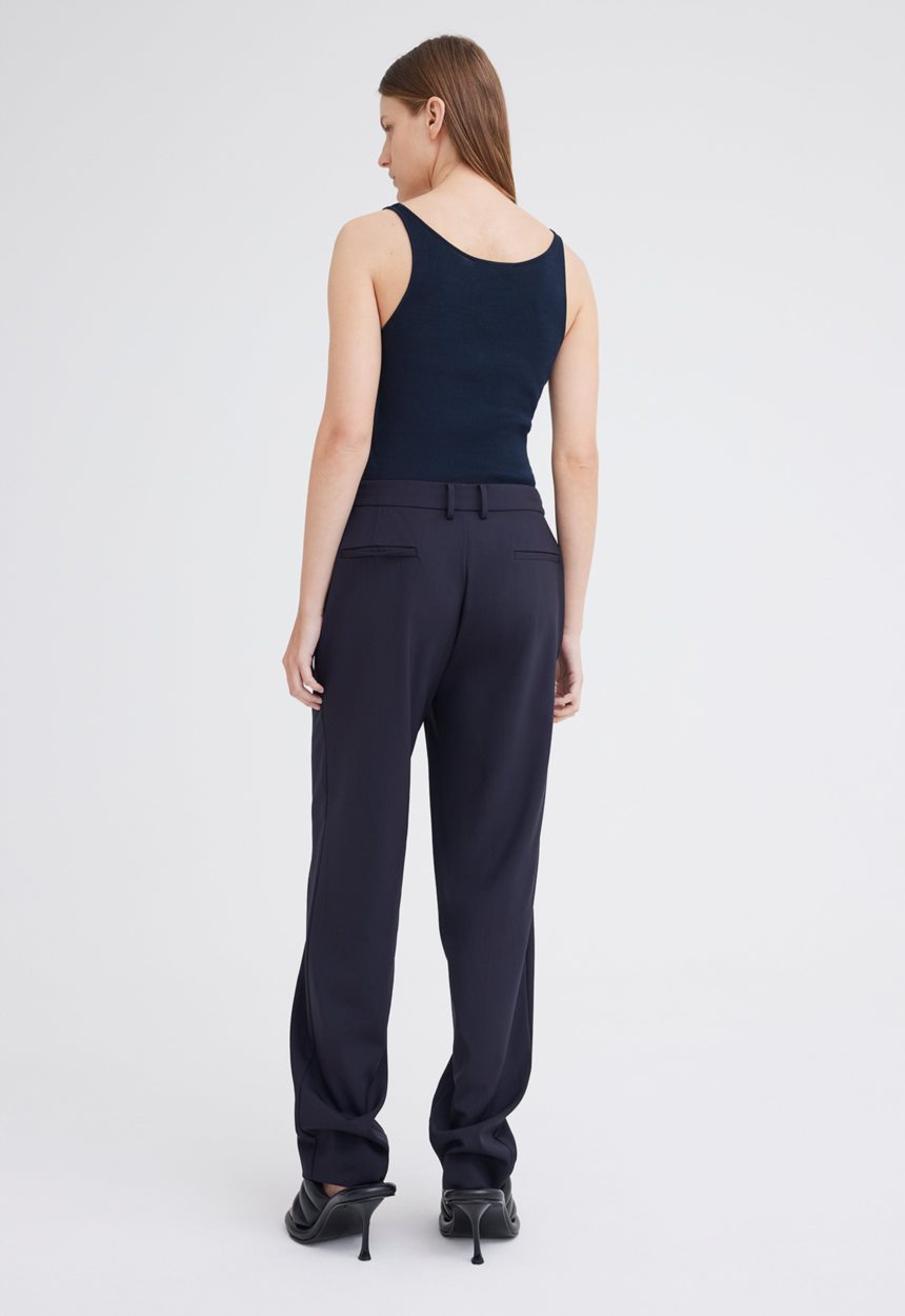 Jac + Jack Riki Merino Wool Pant - Darkest Navy